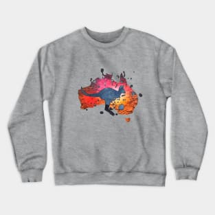 Kangoroo Australia Design Crewneck Sweatshirt